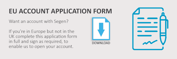Trade Account Application Form Non UK→